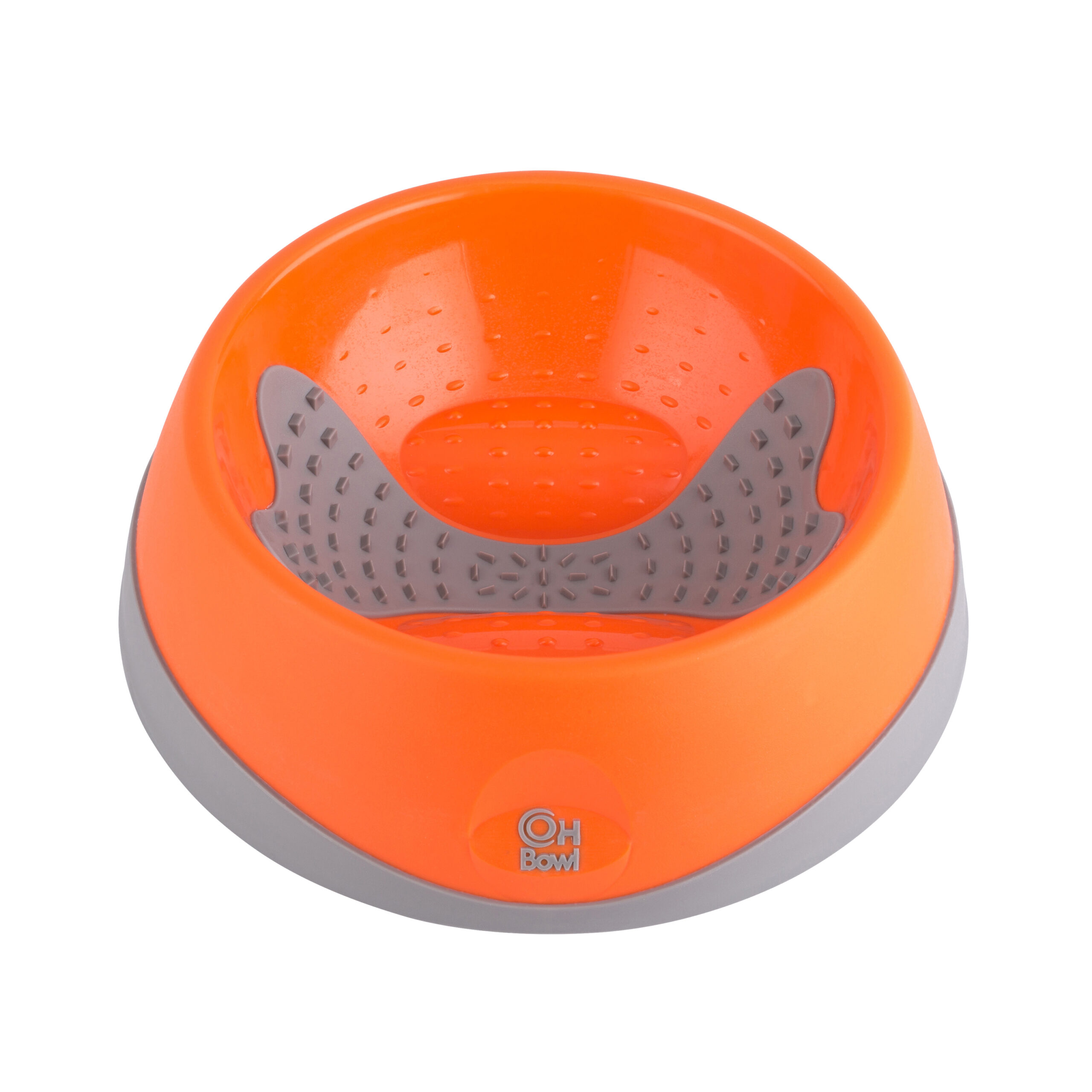 9349785000050 OB6003OR LickiMat OH Bowl Dog Medium Orange (2)