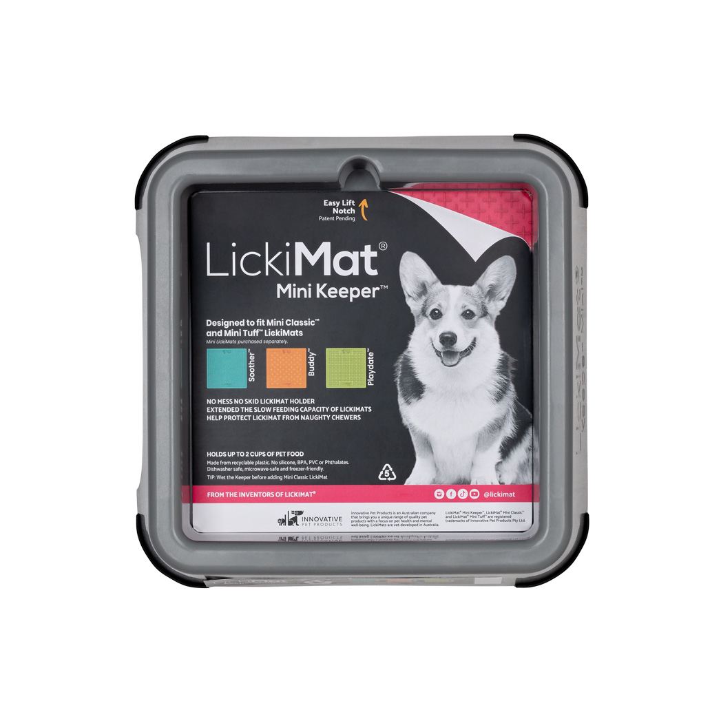 9349785008124 LM2001GY LickiMat Keeper Gray