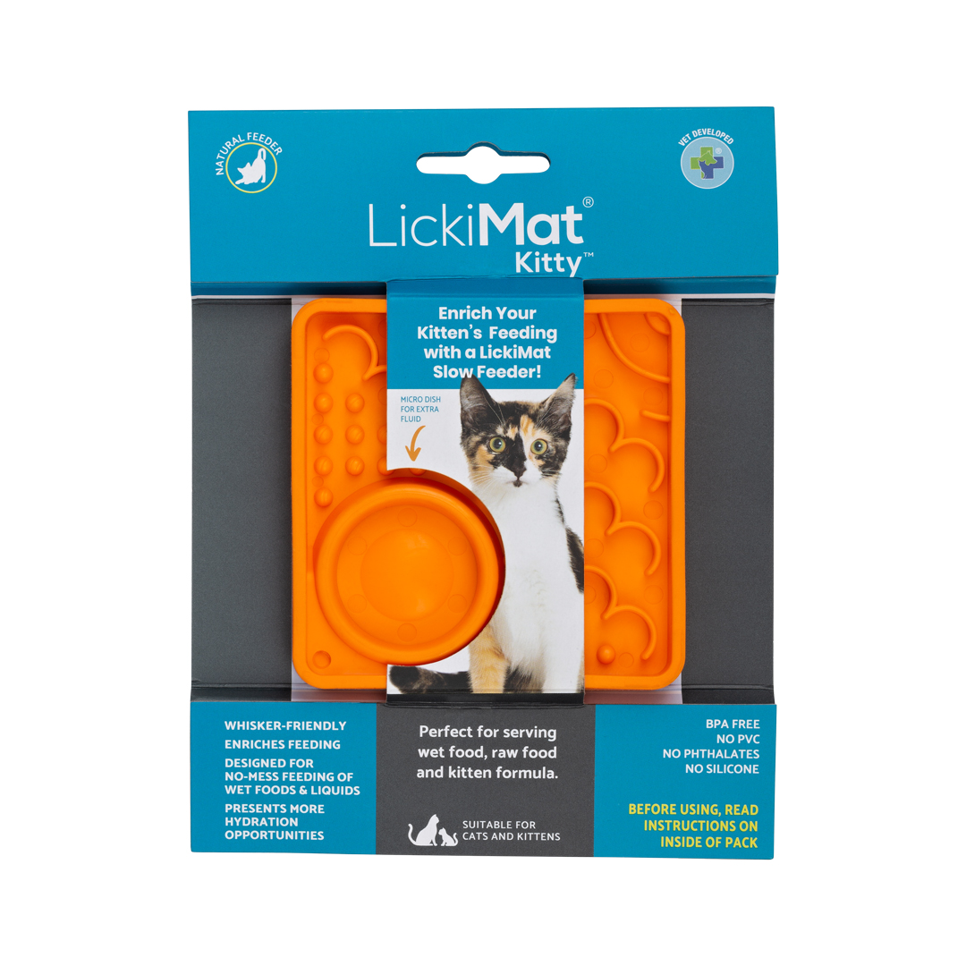 9349785008520 LM9805OR-CR LickiMat Kitty